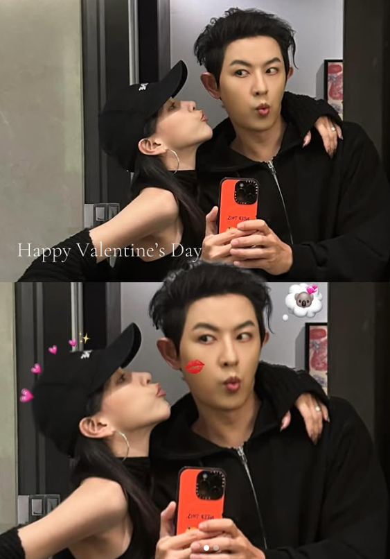 敖犬與老婆發發常在社群網站放閃。(圖/翻攝發發IG)